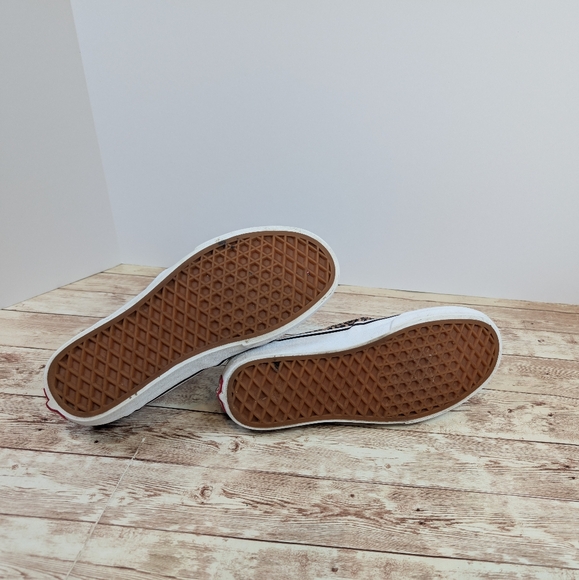 Vans Asher Deluxe Comfort Ortholite Cheetah Leopard Print Women's 6.5 Black Tan - Picture 11 of 13